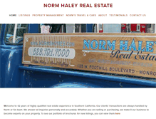 Tablet Screenshot of normshomes.com